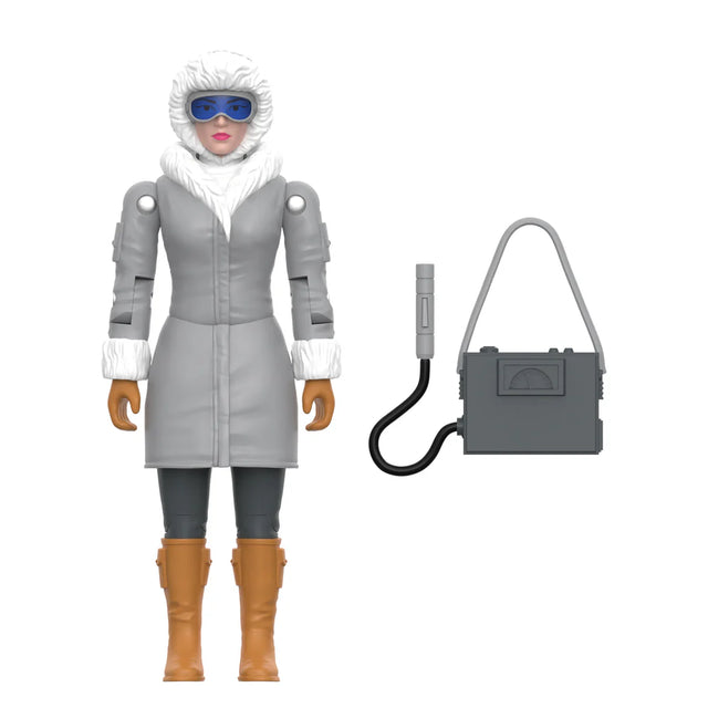 Arctic Scarlett GI Joe ReAction+ Figure with arctic coat and counterintelligence accessory