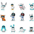 Funko Astro Bot Mystery Minis collection featuring 12 collectible vinyl figures including Astro Bot and animal bots