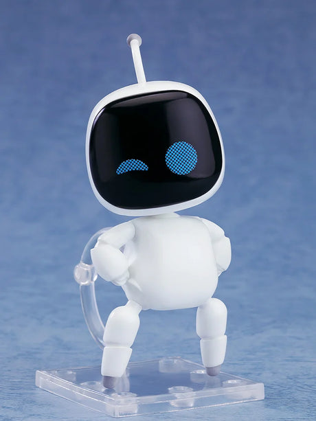 Astro Bot Nendoroid figure winking pose standing on display base