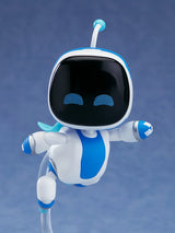 Astro Bot Nendoroid figure flying pose with blue accents and display stand