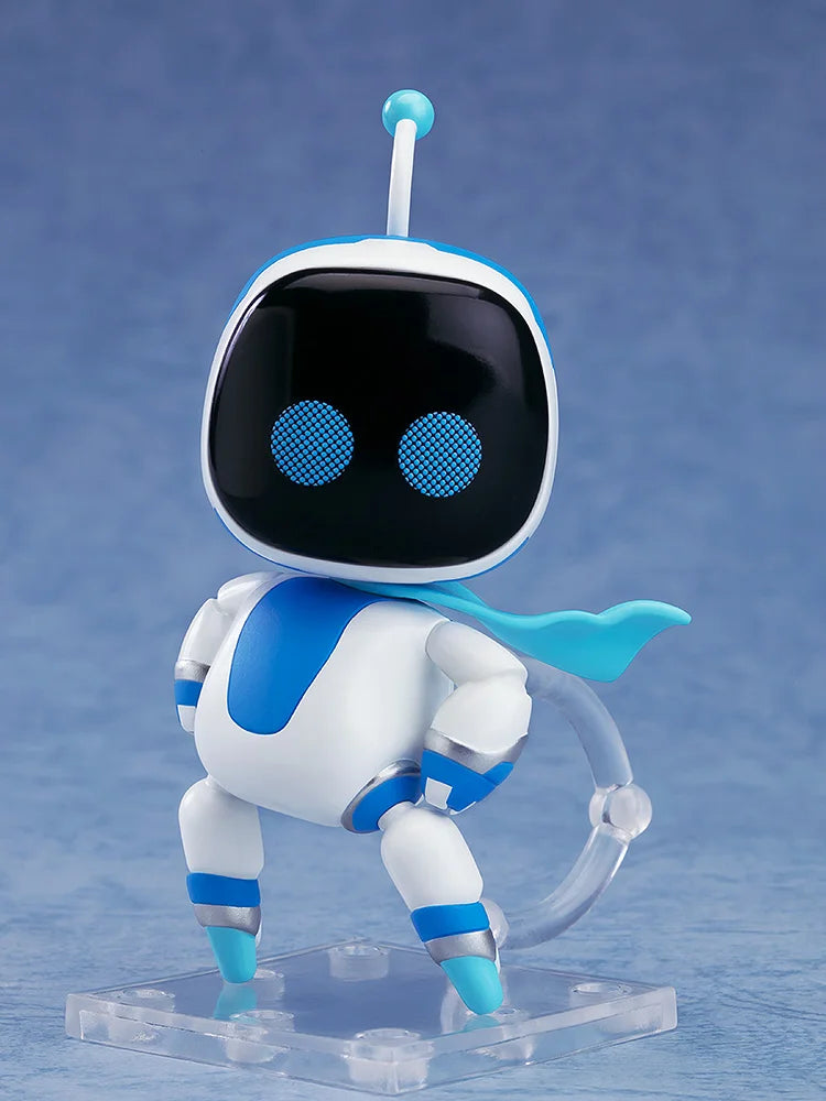 Astro Bot Nendoroid figure confident hero pose with cape-like blue detail
