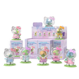Full set of Hello Kitty Azuma Makoto blind box figures with packaging.