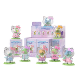Full set of Hello Kitty Azuma Makoto blind box figures with packaging.