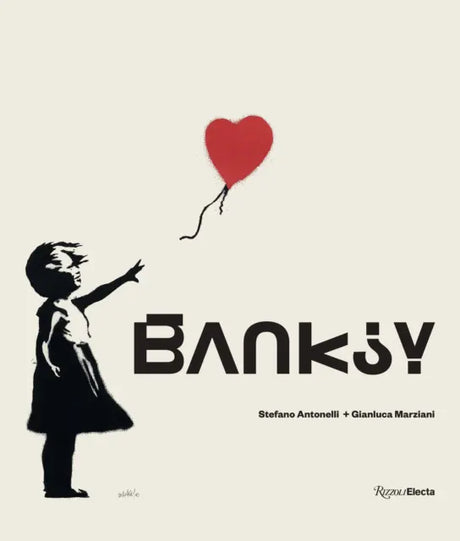 Banksy art book featuring Girl with Balloon street art on the cover