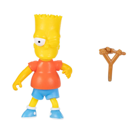 Bart Simpson slingshot 6cm figure by Jakks Pacific out of packaging