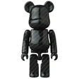 Urban Attitude Pattern BE@RBRICK Series 43 100 percent dark carbon style design figure