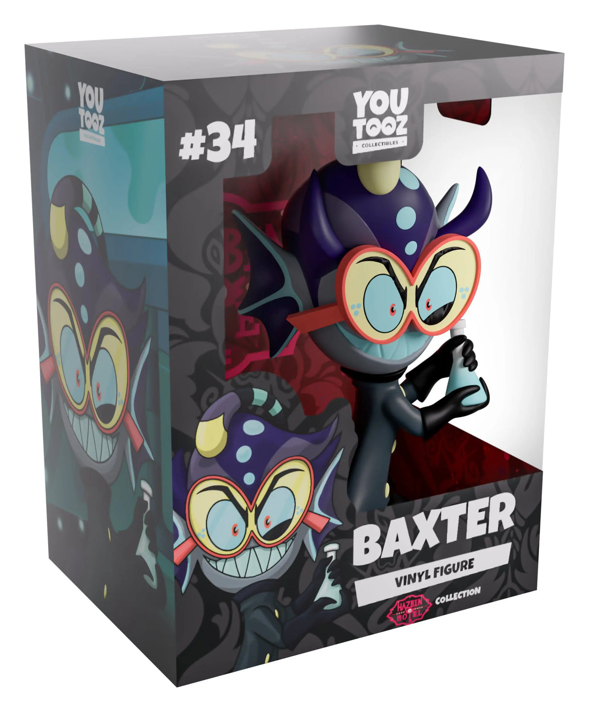 Baxter Hazbin Hotel Youtooz Vinyl Figure #34 in collector box