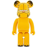 Garfield Bearbrick 1000% Flocky Edition standing upright with iconic smirk