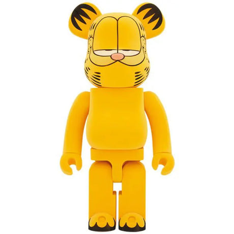 Garfield Bearbrick 1000% Flocky Edition standing upright with iconic smirk