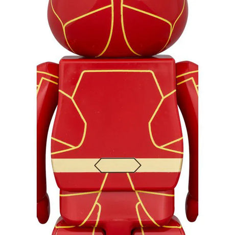 Back view of 400% Bearbrick The Flash figure