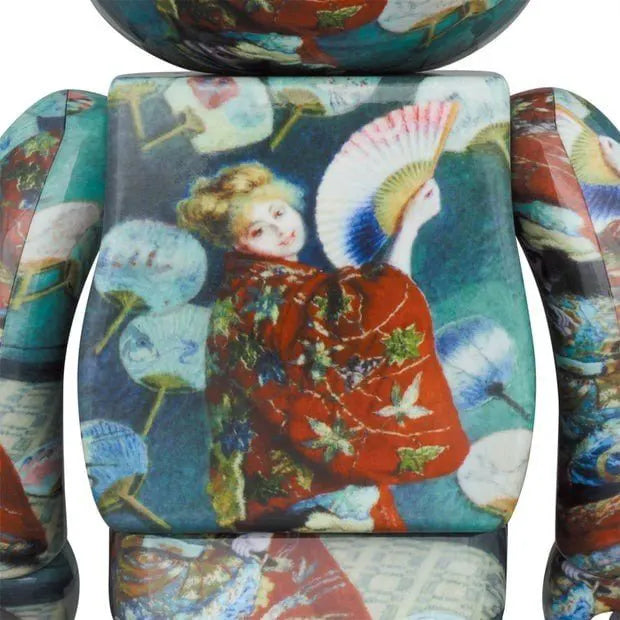 400% & 100% Bearbrick set - La Japonaise (Claude Monet)