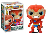 Beast Man flocked Funko Pop Vinyl figure 539 Masters of the Universe Fall Convention Exclusive in box