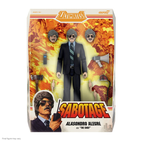 Super7 Beastie Boys Sabotage The Chief Ultimates action figure in collector packaging