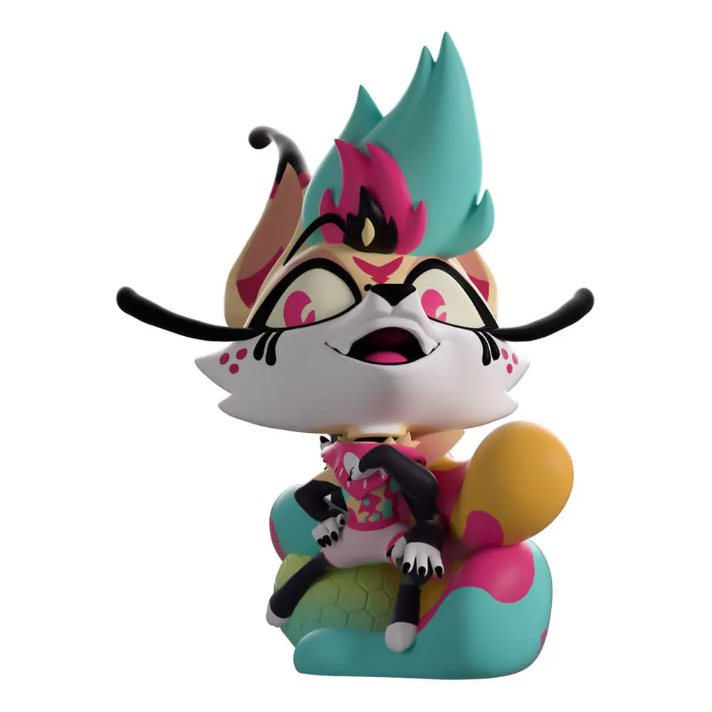 Beelzebub Helluva Boss Youtooz vinyl figure holding a small plushie on her tail.