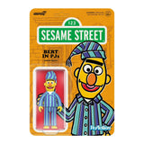 Bert PJs Sesame Street ReAction Figure in blister card packaging