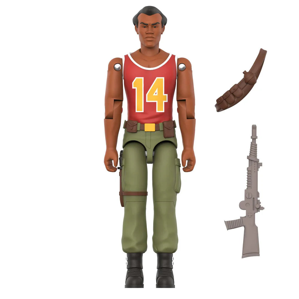 Big Lob G.I. Joe ReAction+ Figure front view with accessories