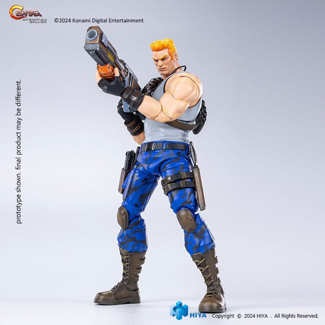 Bill Rizer Contra Operation Galuga Exquisite Basic 1/12 scale action figure full body front pose by HIYA Toys