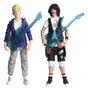 Bill and Ted's Excellent Adventure Limited Edition action figures with blue guitar accessories