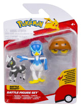 Blitzle, Kabuto and Quaxwell Pokémon Battle Figure Pack
