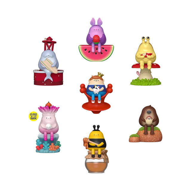 Blonks Animal Afternoon full set collectible figures overview