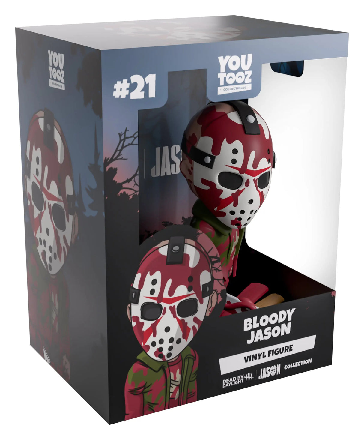 Bloody Jason Dead by Daylight Youtooz Vinyl Figure in official collector window box.