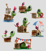 Box Turtle and Bird blind box series full collection figures