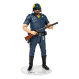 Bud Spencer Wilbur Walsh action figure holding shotgun in police uniform
