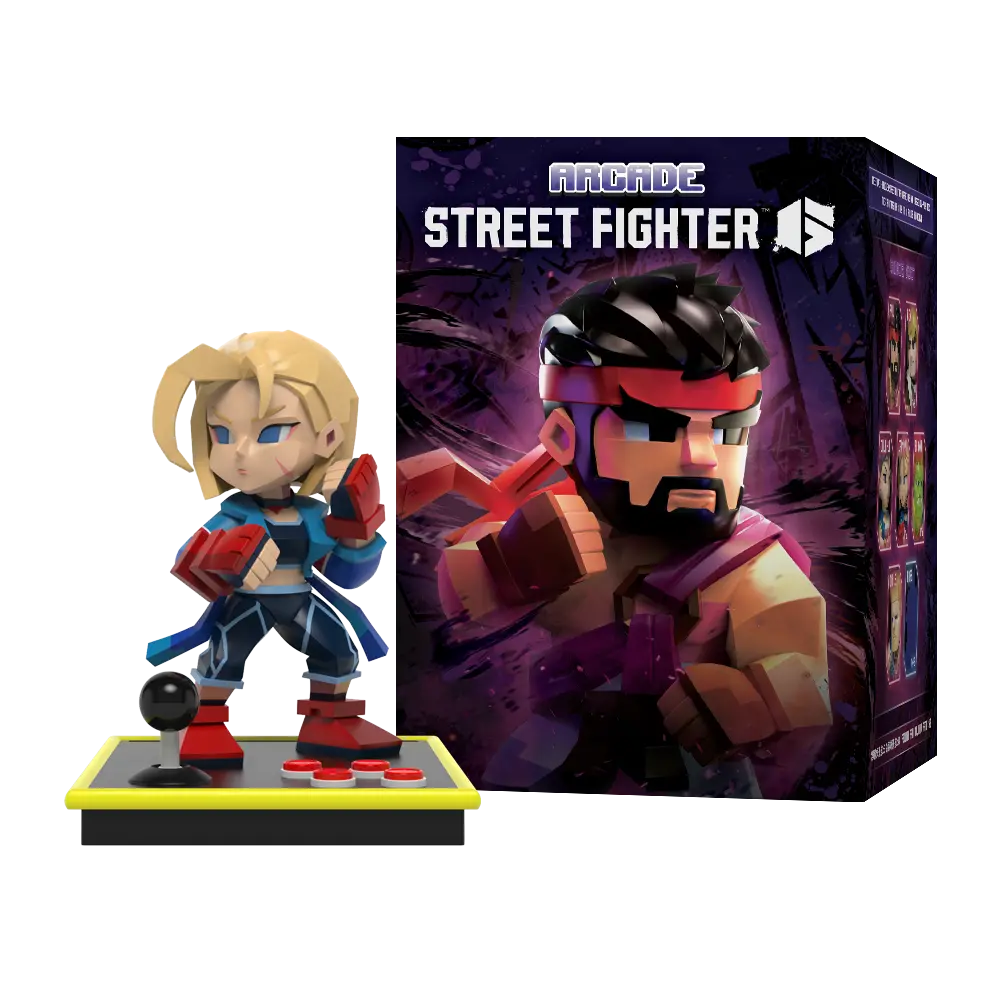 Cammy low-poly Street Fighter arcade collectible figure