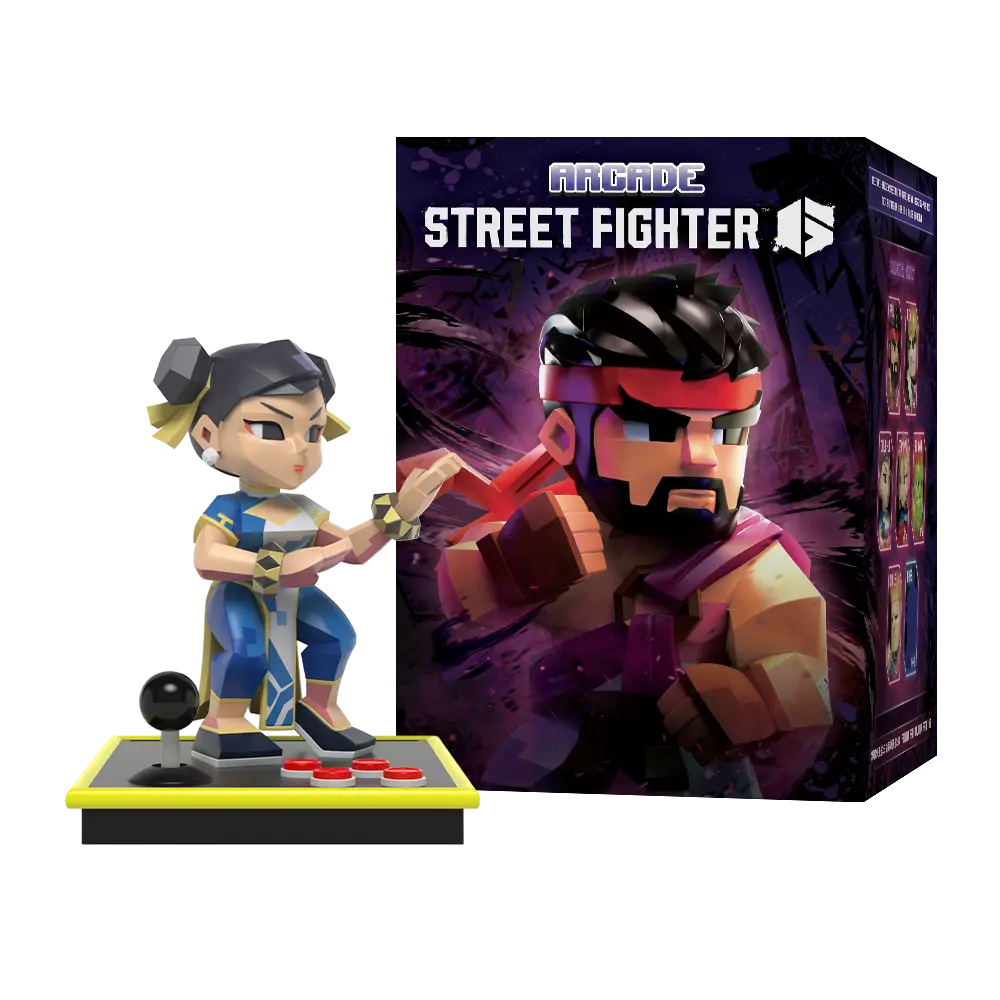 Chun-Li low-poly Street Fighter arcade collectible figure