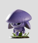 capkins purple mushroom character figure collectible