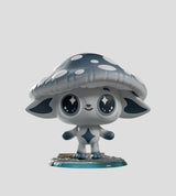 capkins grey mushroom character figure collectible