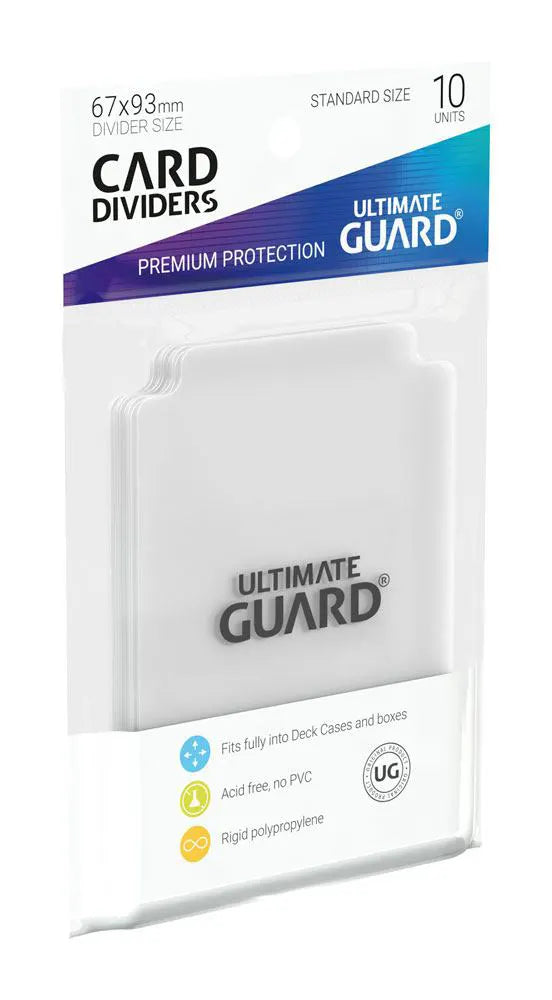 Card Dividers Standard Size Transparent Side