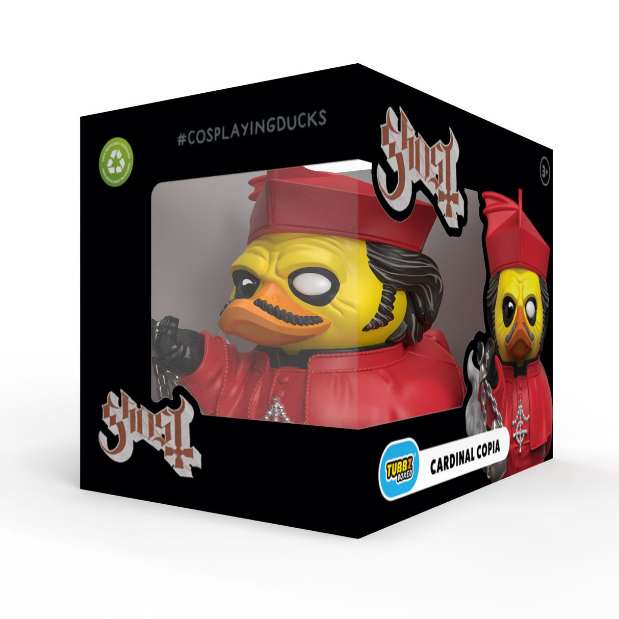 Boxed Edition packaging for Cardinal Copia TUBBZ Ghost collectible