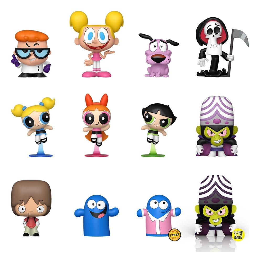 Cartoon Network Mystery Mini blind box vinyl figures lineup by Funko