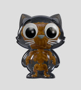 Catscans Bare Bones figure featuring stylized skeletal structure inside cat body