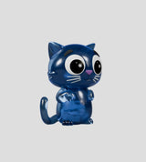 Catscans blue transparent cat figure standing upright with visible inner contents