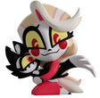 Front view of Charlie Morningstar holding KeeKee Hazbin Hotel Youtooz vinyl figure