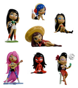 Chikitas Blind Box complete collection of seven Sandra Equihua collectible figures