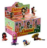 Chikitas Blind Box display case with Sandra Equihua collectible figures