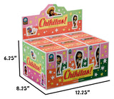 Chikitas Blind Box full display case containing collectible figure boxes