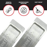 PET action figure protector showcasing scratch resistant moisture resistant and dust-proof features