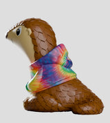 Cosmo art vinyl figure angled right with soft expression and rounded form