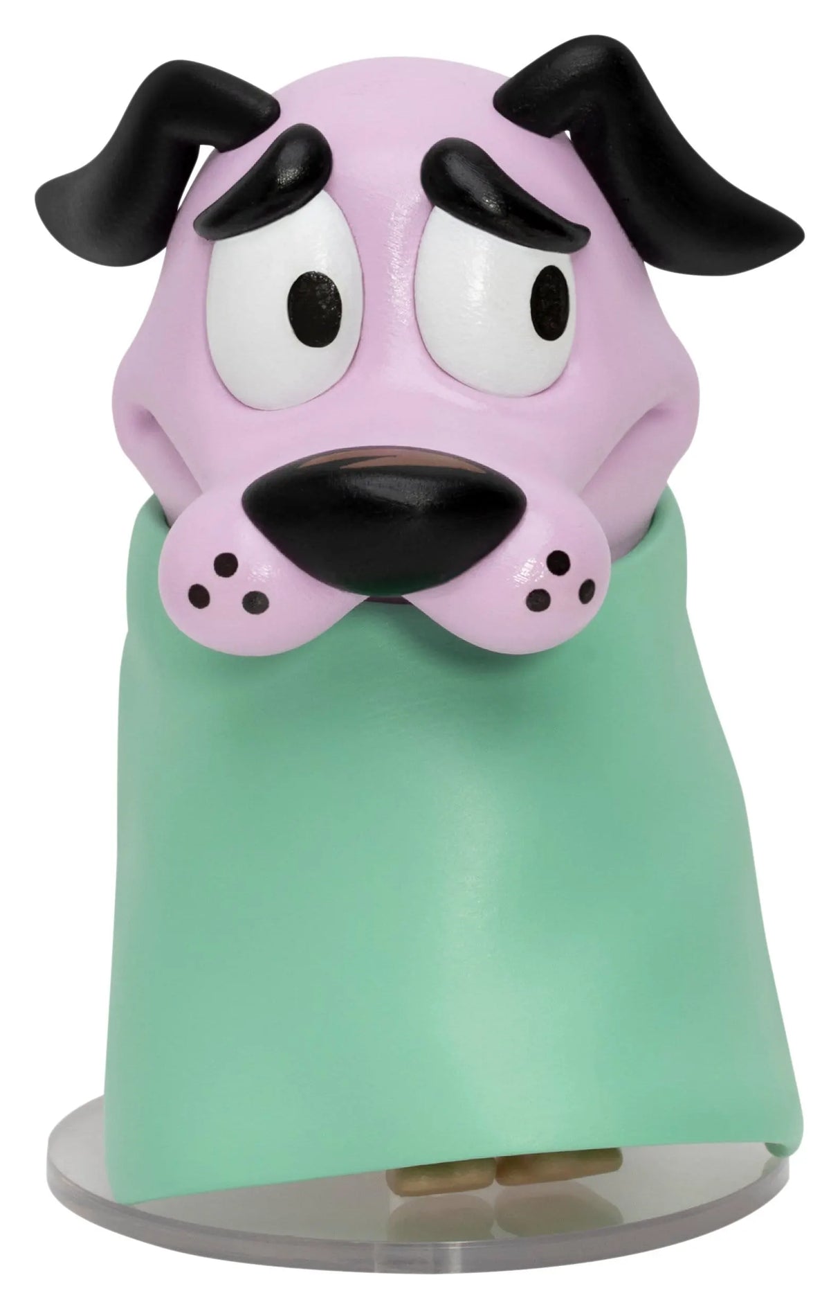 Courage the Cowardly Dog Poor Courage Mini Egg Attack figure wrapped in a blanket.
