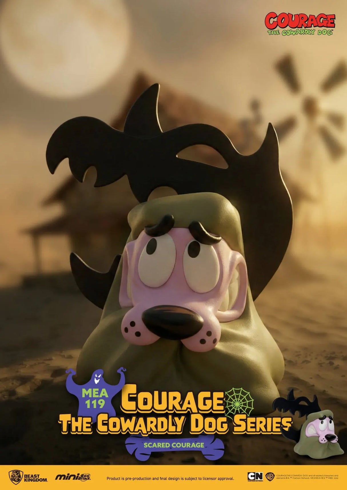Courage the Cowardly Dog Scared Courage promotional artwork.