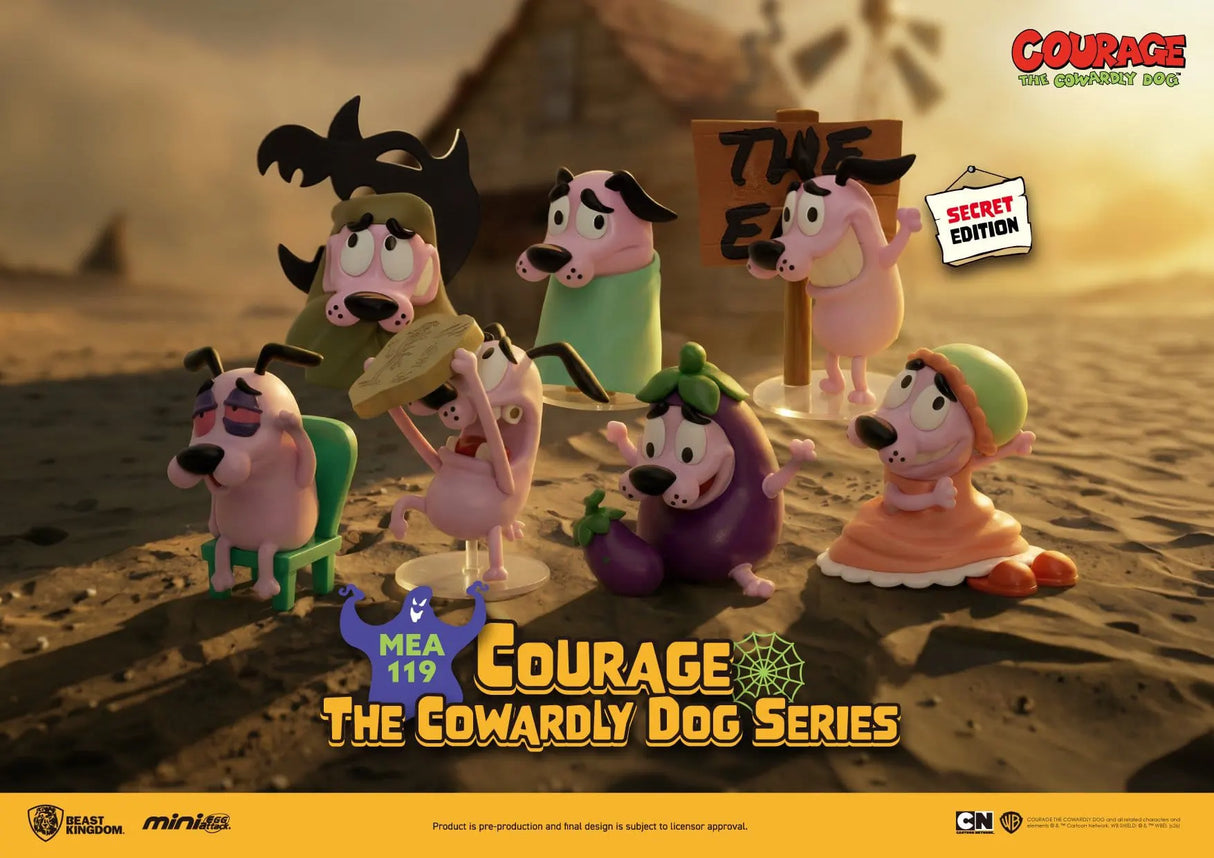 Courage the Cowardly Dog Mini Egg Attack Blind Box complete promotional collection.