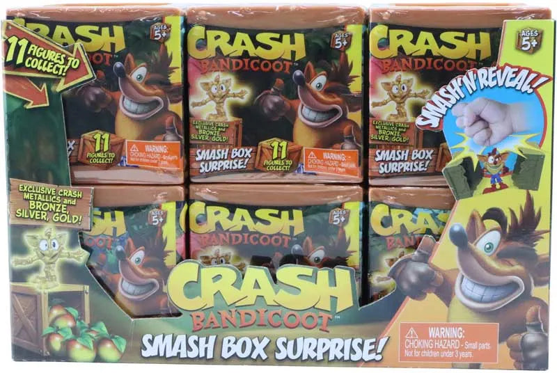 Crash Bandicoot Smash Box Surprise Figure