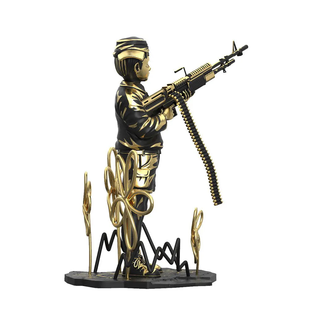 Mighty Jaxx＊バンクシー＊CRAYON SHOOTER＊banksy＊ Crayon Shooter LA Gold Edition Figure – Brandalised x Banksy