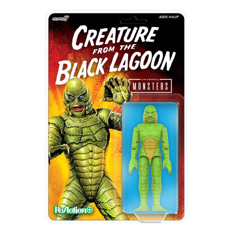 Creature from the Black Lagoon Universal Monsters ReAction+ figure blister card packaging front view