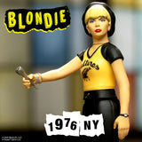 Close-up of Debbie Harry Blondie ReAction Figure holding a microphone accessory