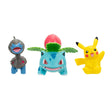 Deino, Ivysaur and Pikachu Pokémon Battle Figures by Jazwares